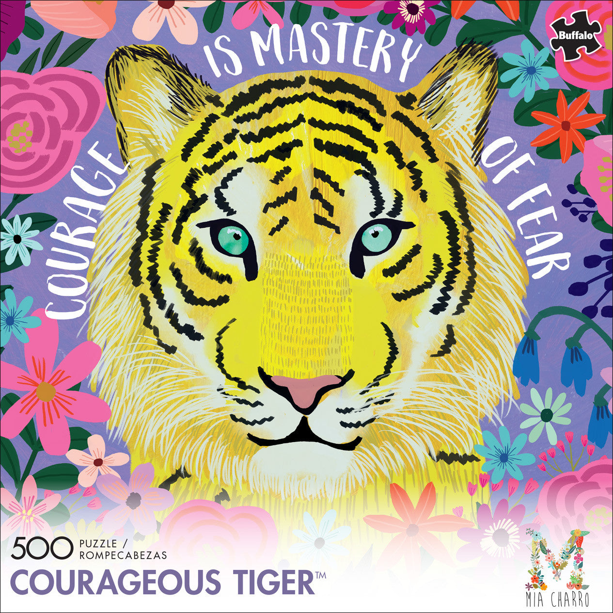 buffalo-games-courageous-tiger-puzzle-500-teile-mia-charro image 4