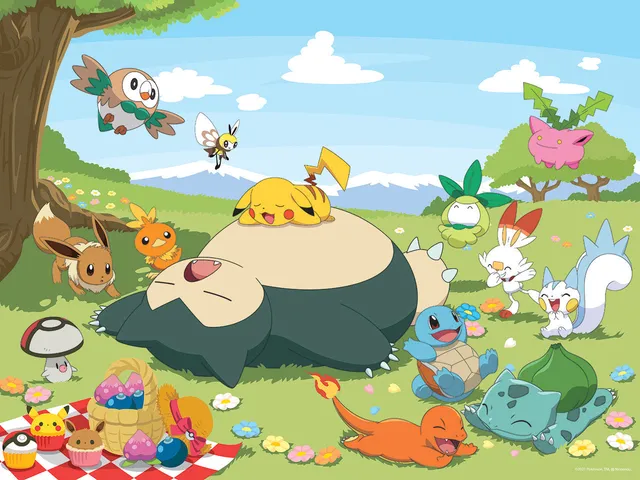 buffalo-games-pok-mon-picnic-400-teile-puzzle-familienpuzzle image 1