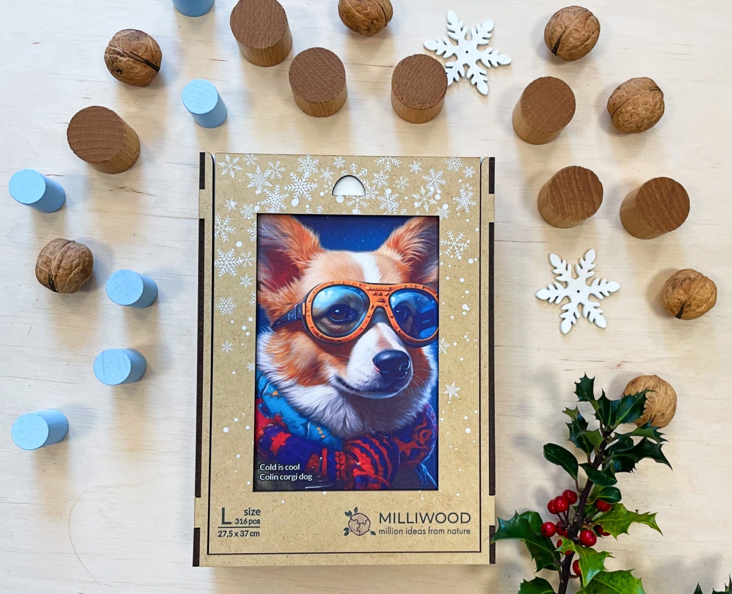 milliwood-cold-is-cool-holzpuzzle-hund-colin-316-teile image 4