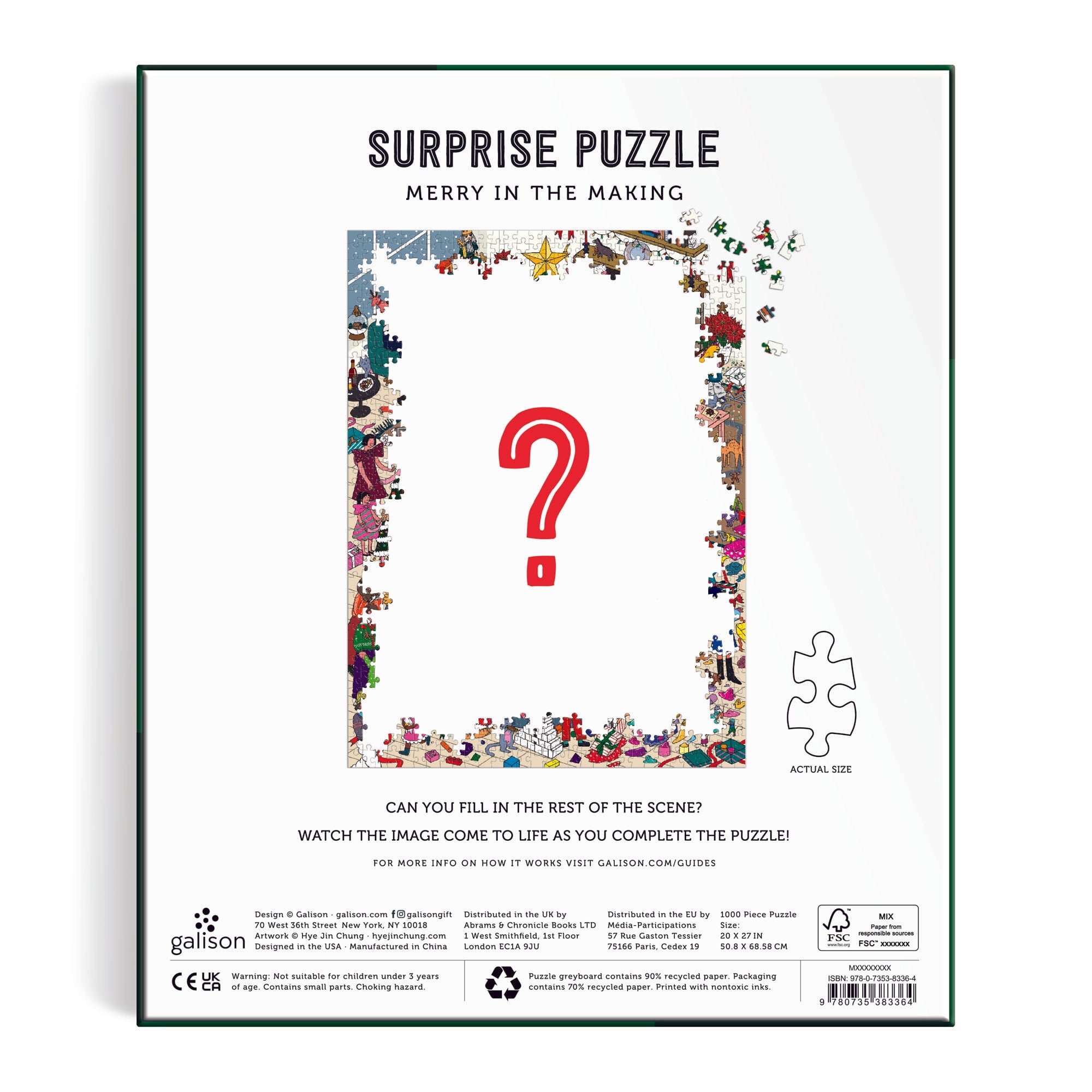galison-merry-1000-teile-surprise-puzzle-weihnachten image 5