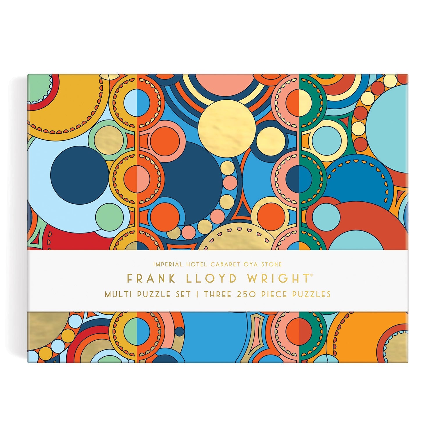 galison-frank-lloyd-wright-imperial-hotel-puzzle-set-3x250 image 2