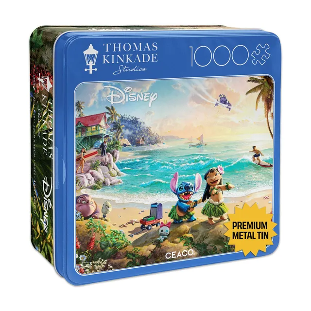 buffalo-games-lilo-and-stitch-puzzle-1000-teile-hawaii-strand image 1