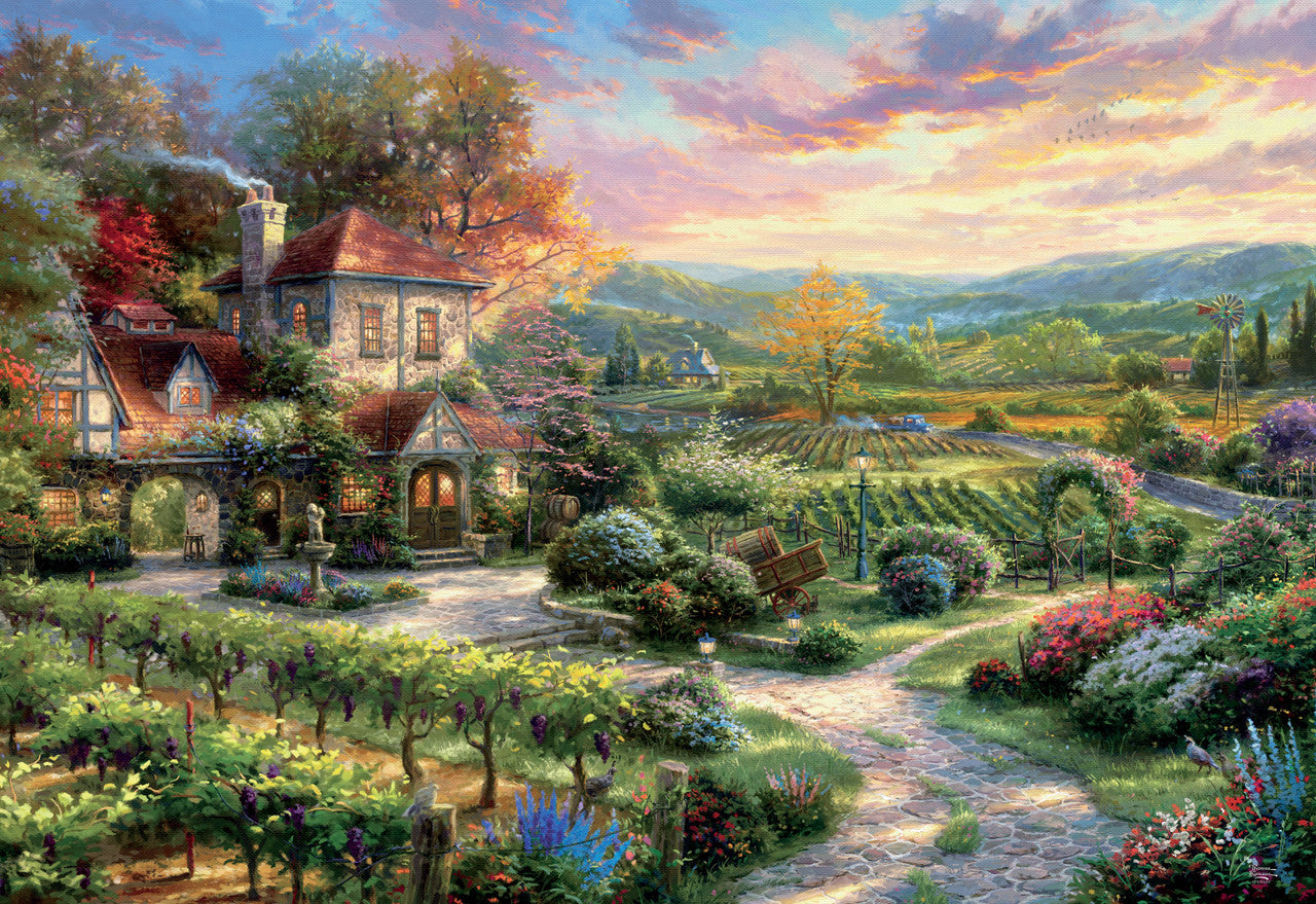buffalo-games-thomas-kinkade-wine-country-puzzle-2000-teile image 4