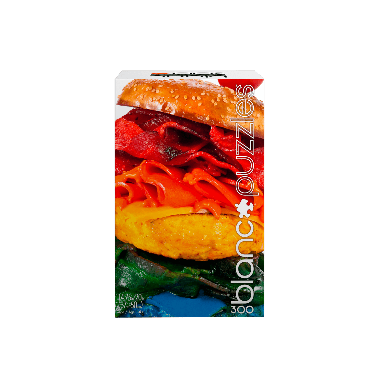 blanc-rainbow-sandwich-300-teile-puzzle-serie-e-mit-poster image 2