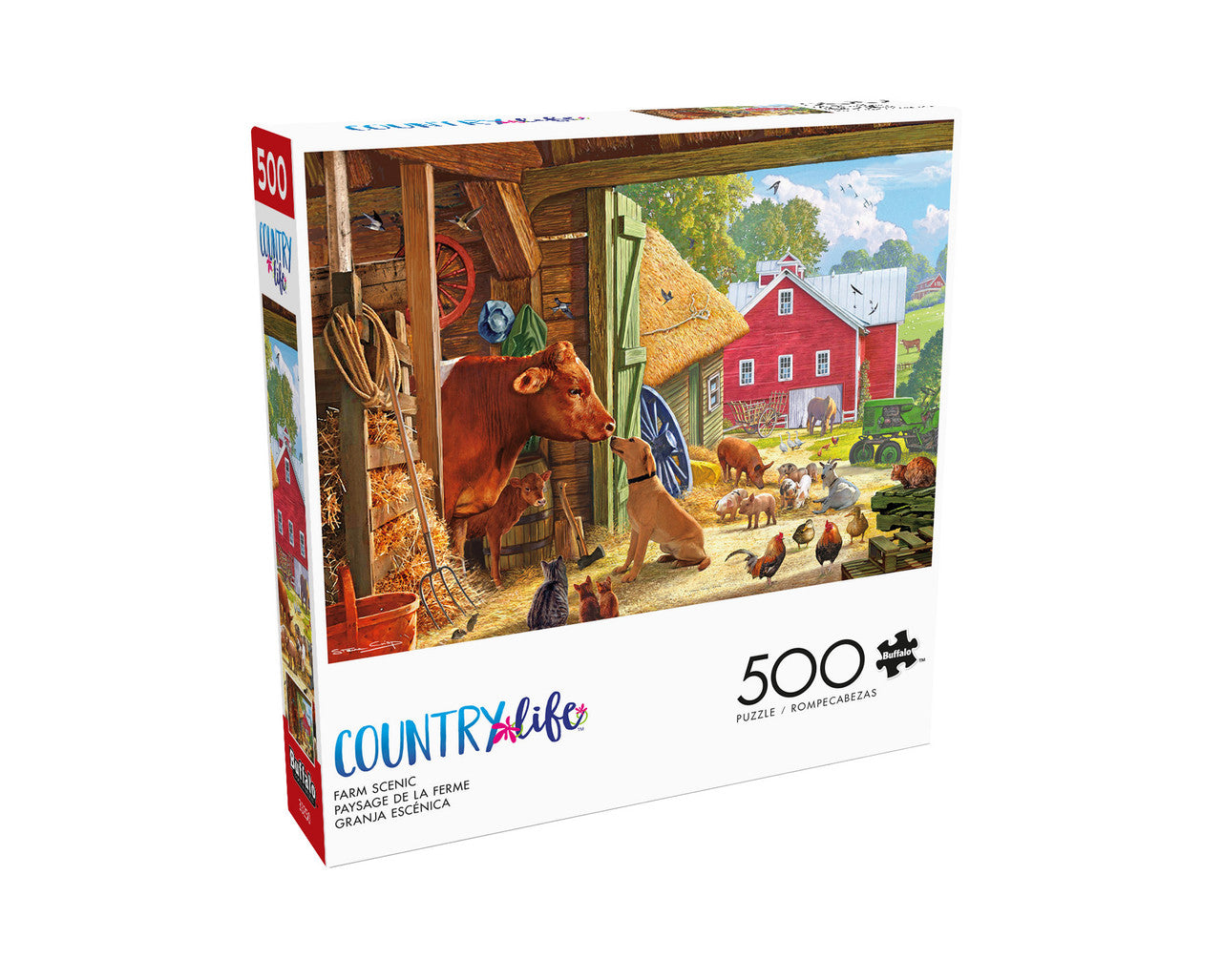 buffalo-games-country-life-farm-scenic-puzzle-500-teile-bauernhof image 3