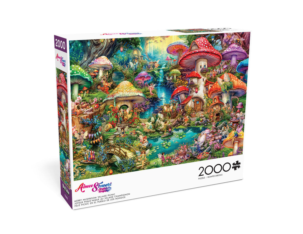 buffalo-games-mushroom-village-puzzle-2000-teile-fantasy image 4