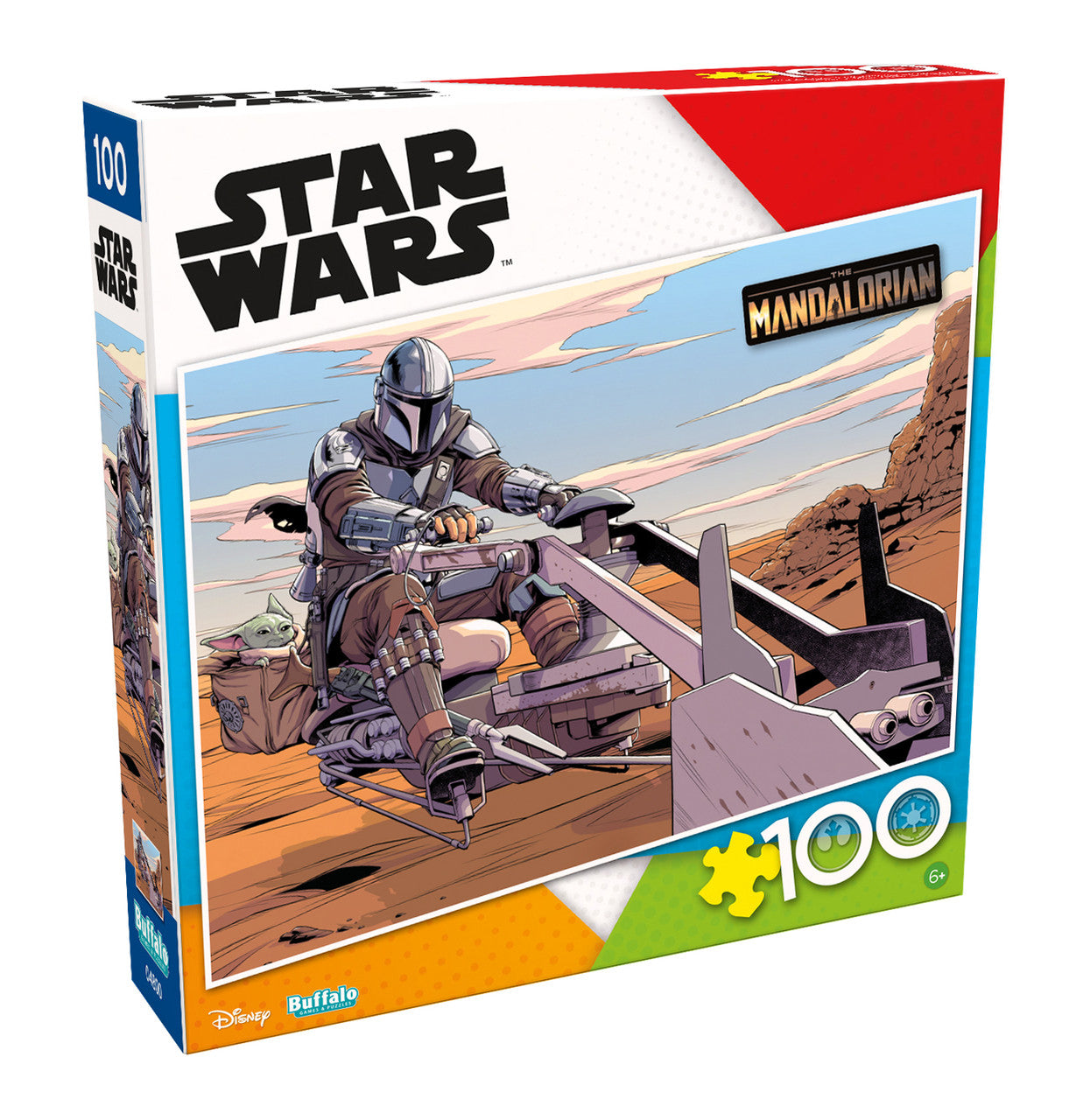 buffalo-games-mandalorian-speed-biker-strike-puzzle-100-teile-kinder image 4