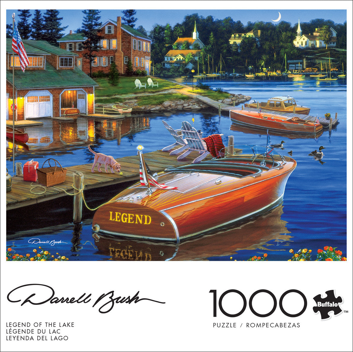 buffalo-games-darrell-bush-legend-of-the-lake-1000-teile-puzzle-see image 2
