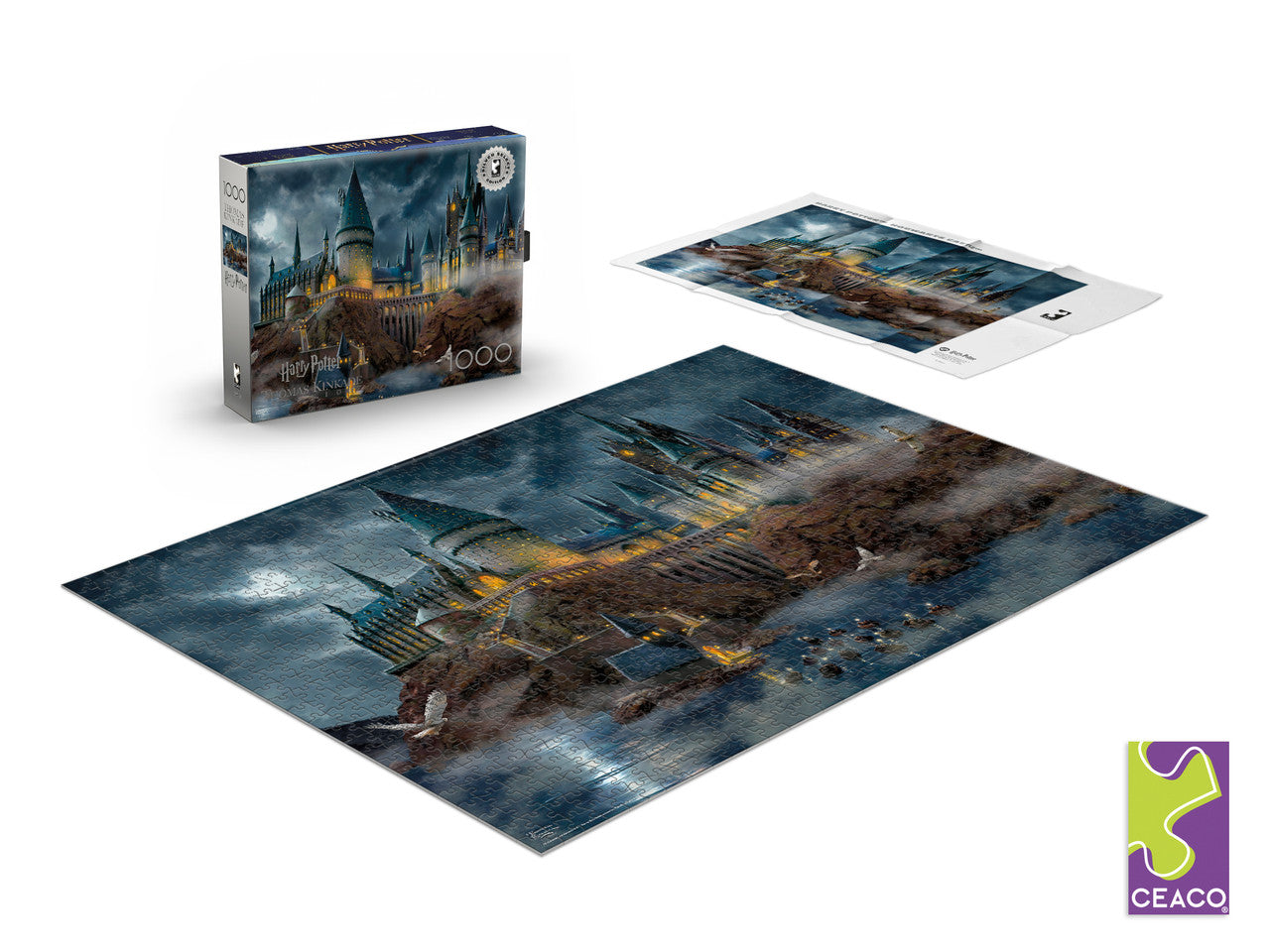 ceaco-thomas-kinkade-hogwarts-puzzle-1000-teile-schloss image 4