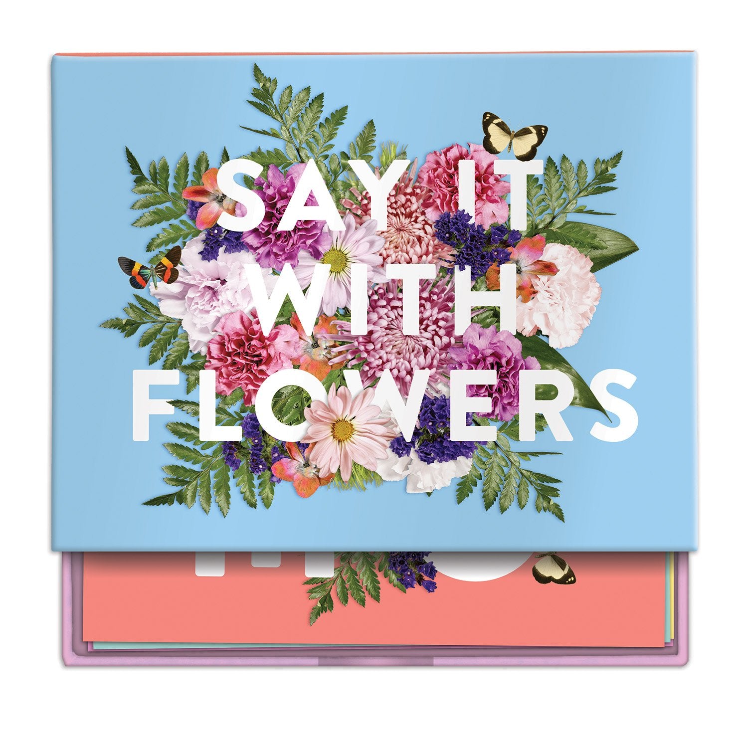 galison-say-it-with-flowers-kartenbox-16er-blumen image 1