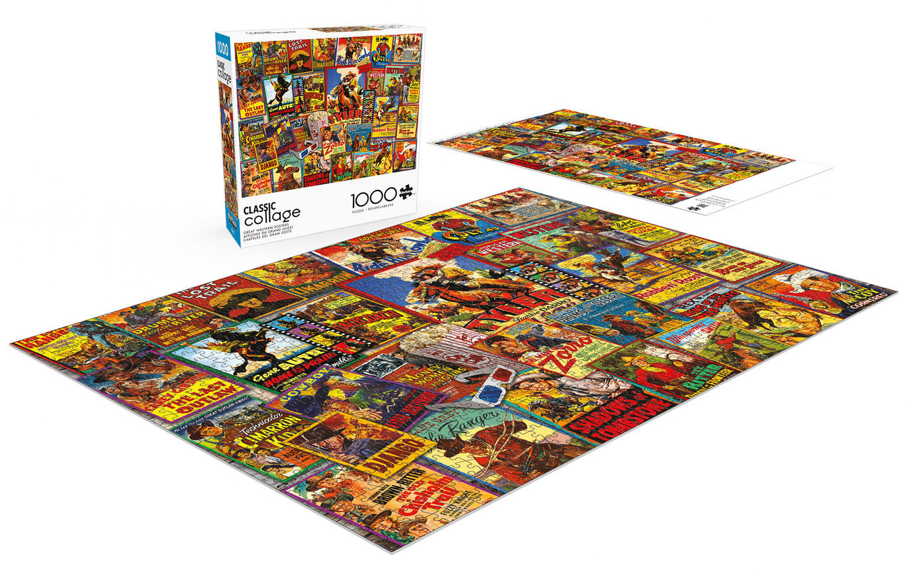 buffalo-games-collage-great-western-posters-1000-teile-puzzle image 2