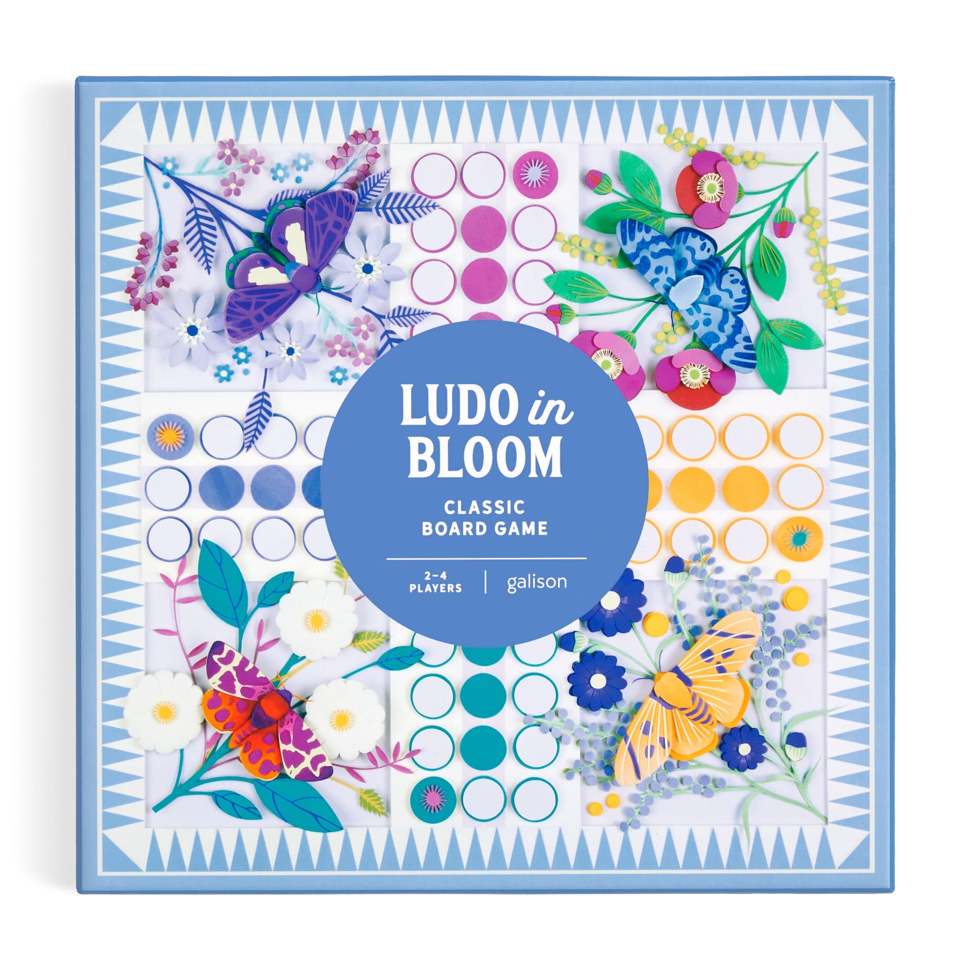 galison-ludo-in-bloom-brettspiel-holzfiguren-schmetterling image 2