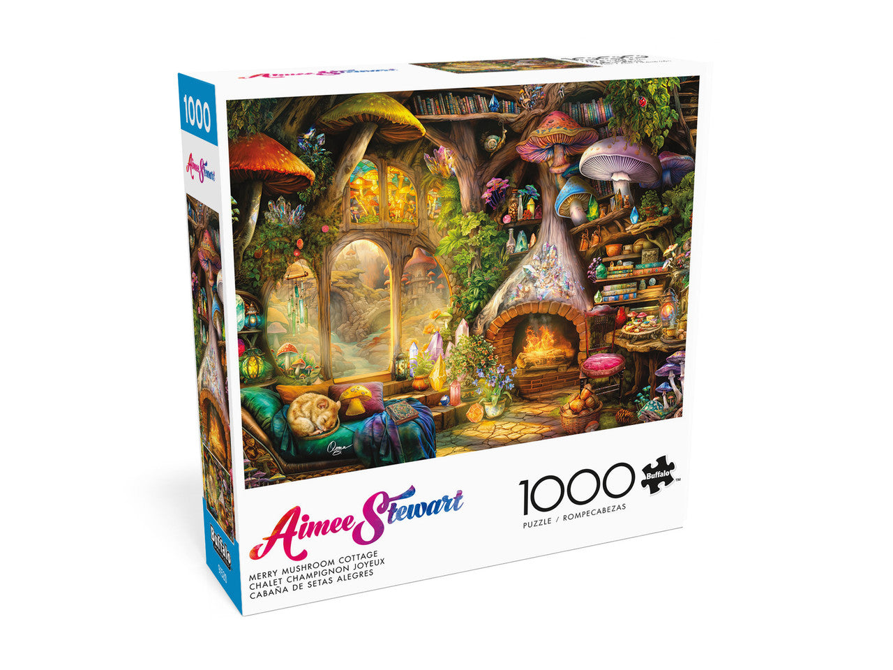 buffalo-games-merry-mushroom-cottage-puzzle-1000-teile-stewart image 4