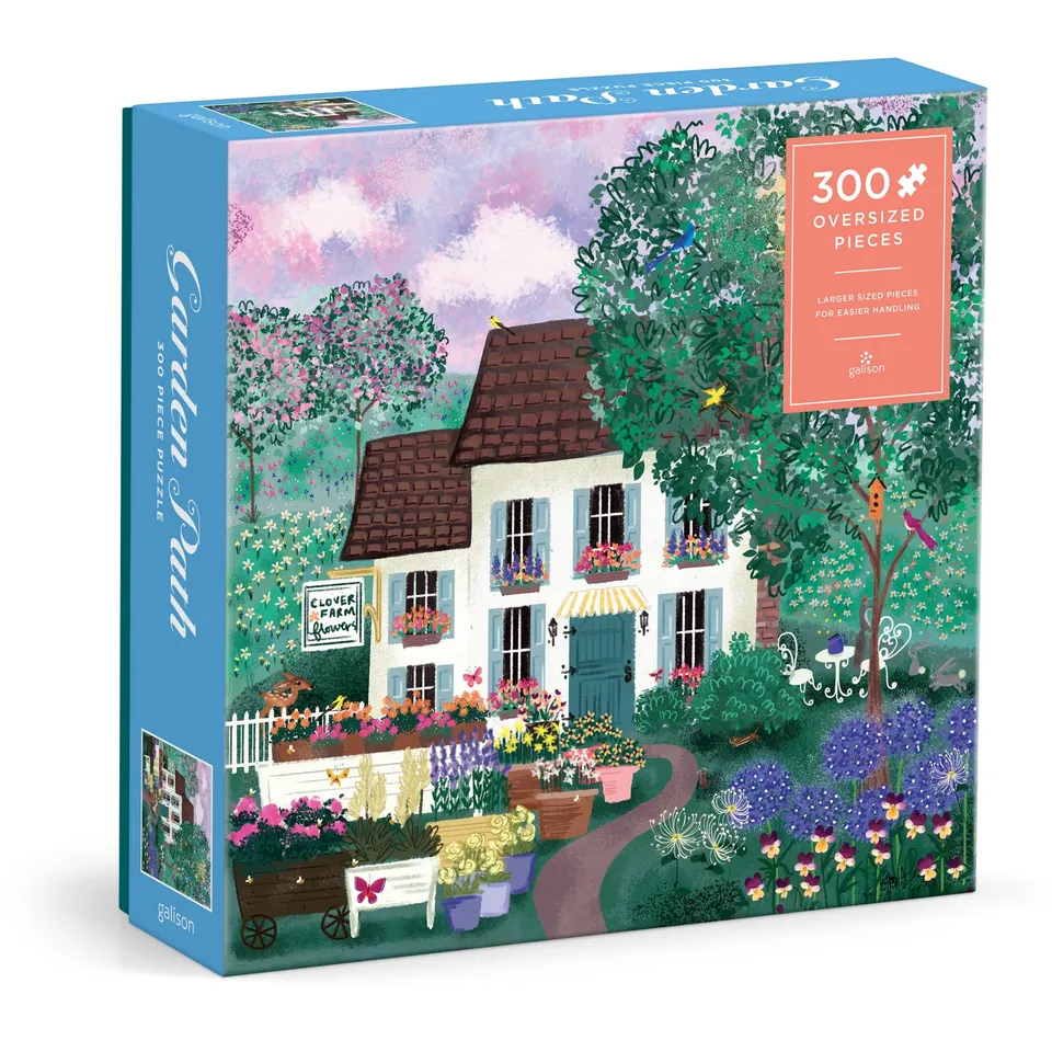 galison-garden-path-300-teile-puzzle-garten-joy-laforme image 1