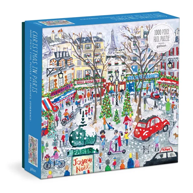 galison-michael-storrings-christmas-in-paris-puzzle-1000-teile-folie image 1