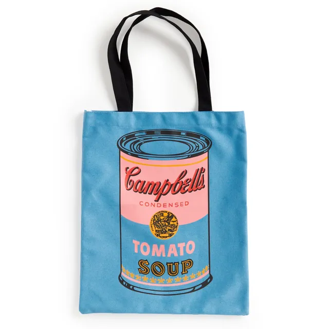 galison-warhol-soup-can-stofftasche-canvas-pop-art image 1