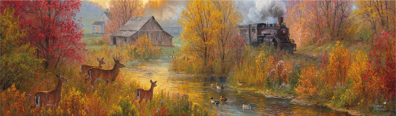buffalo-games-southern-rails-750-teile-panorama-puzzle-herbst image 2