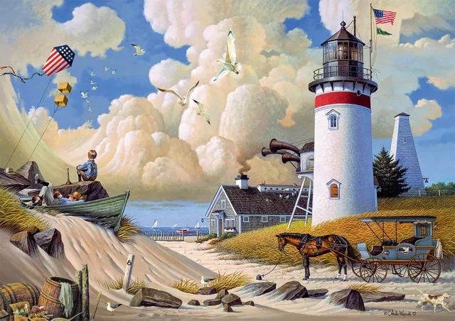 buffalo-games-charles-wysocki-dreamers-puzzle-300-teile-large image 1