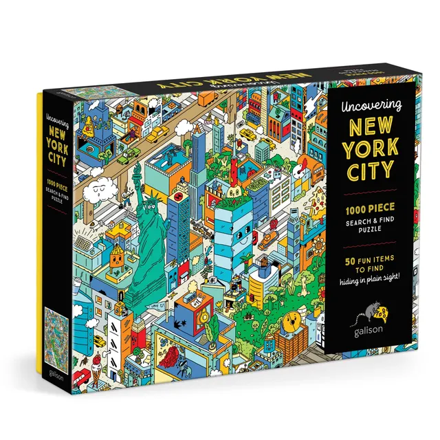 galison-jigsaw-new-york-city-search-find-puzzle-1000-teile image 1