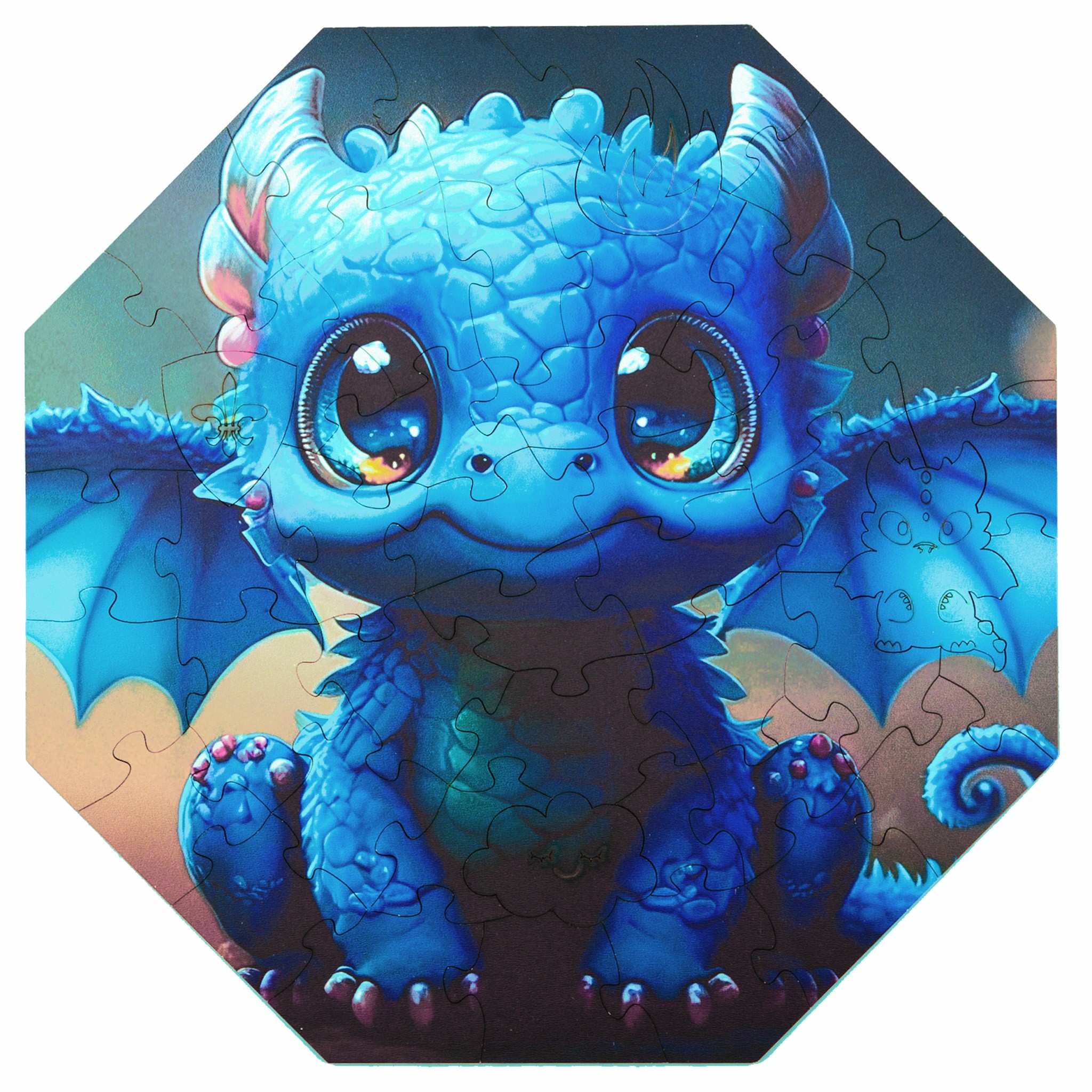 milliwood-hi-i-m-little-smok-diego-holzpuzzle-46-teile-drache image 2
