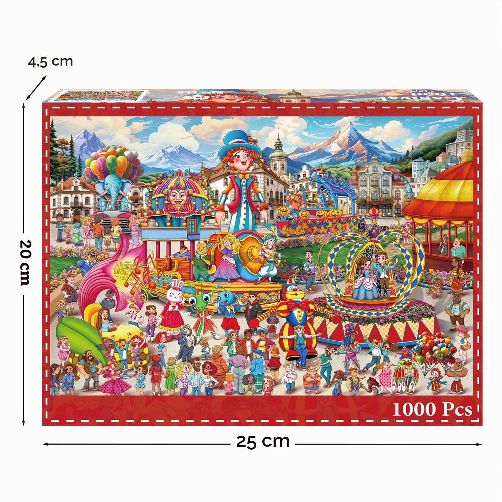 huadada-puzzle-1000-teile-freizeitpark-karneval-bunt image 3