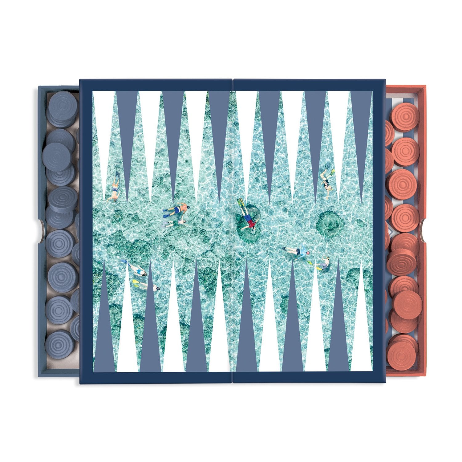 galison-gray-malin-2-in-1-spieleset-backgammon-dame image 2