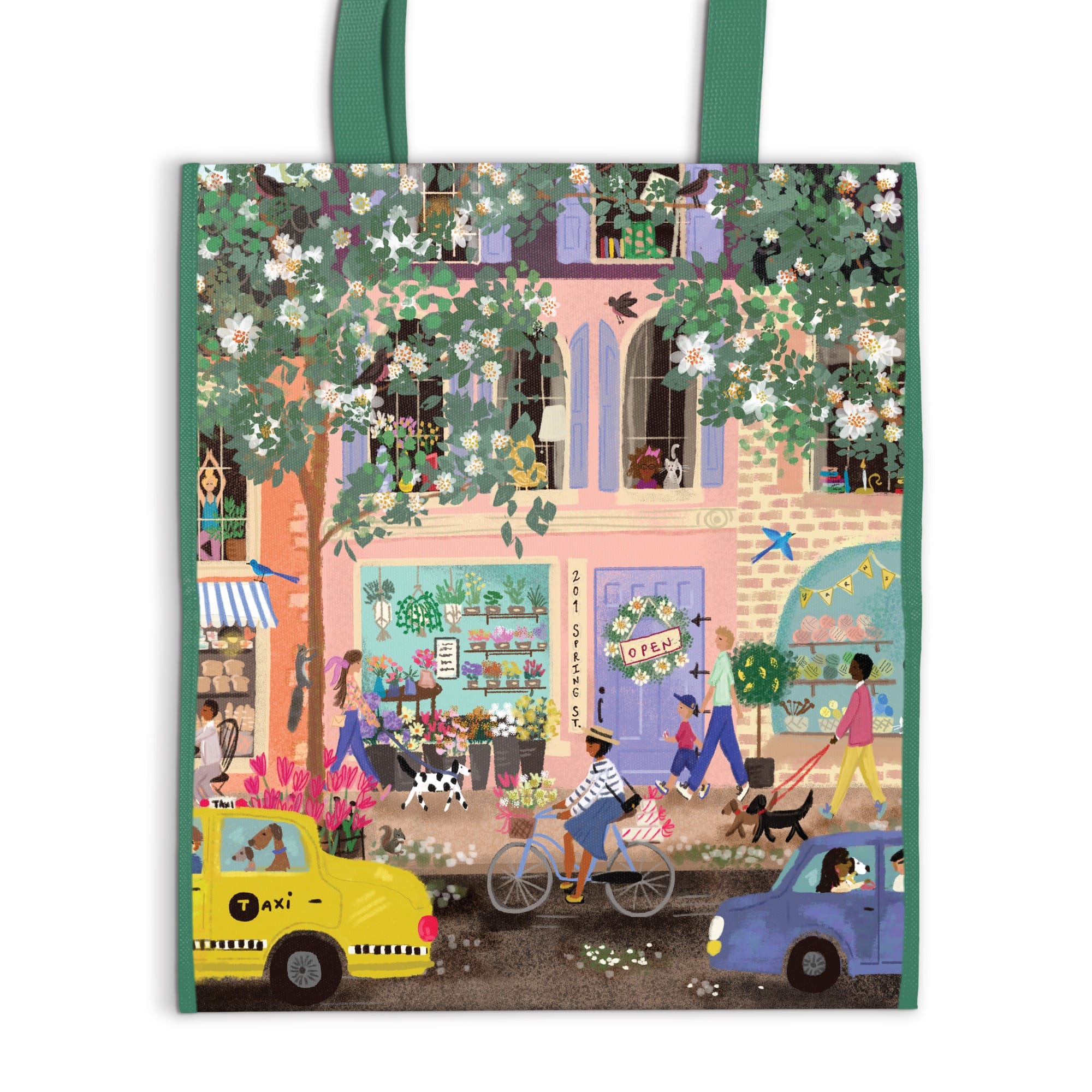 galison-joy-laforme-spring-street-einkaufstasche image 1