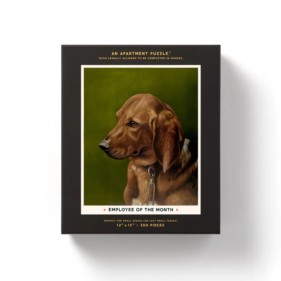 galison-employee-of-the-month-puzzle-300-teile-hund-golden-retriever image 1