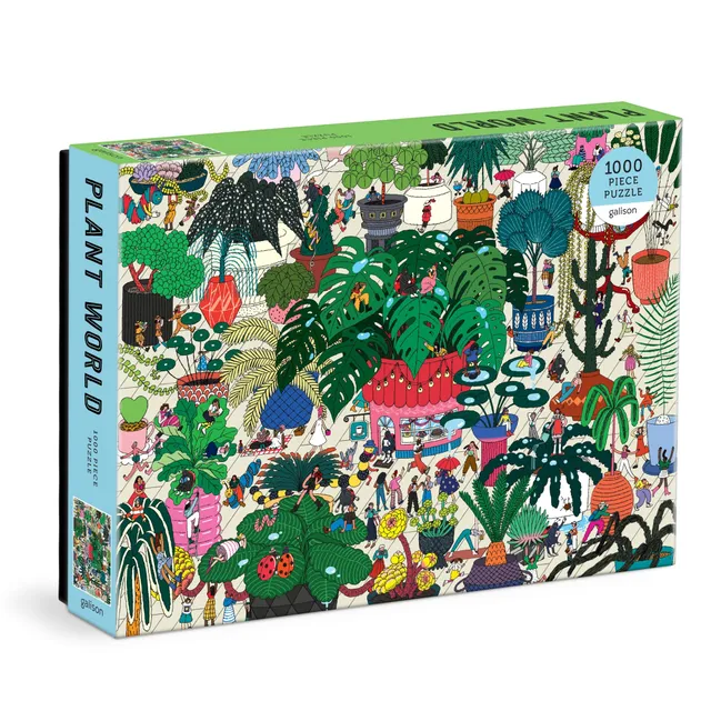 galison-plant-world-1000-teile-puzzle-pflanzenmotiv-27x20 image 1