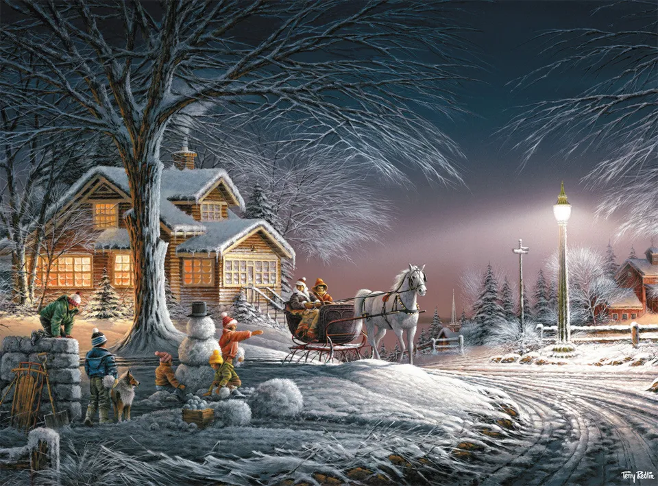 buffalo-games-terry-redlin-winter-wonderland-puzzle-1000-teile image 1