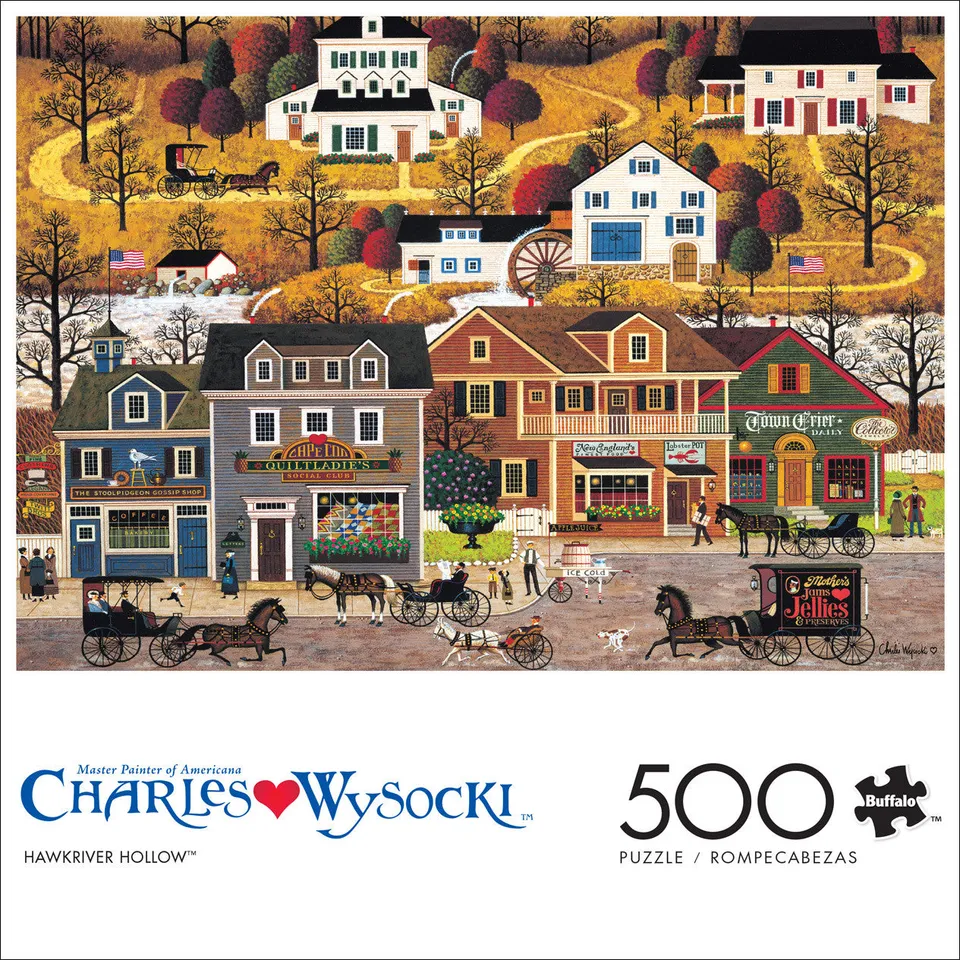 buffalo-games-charles-wysocki-hawk-river-hollow-puzzle-500teile image 1