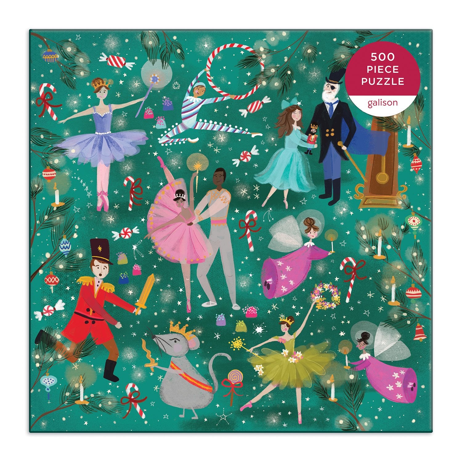 galison-enchanted-nutcracker-puzzle-500-teile-weihnachten image 2