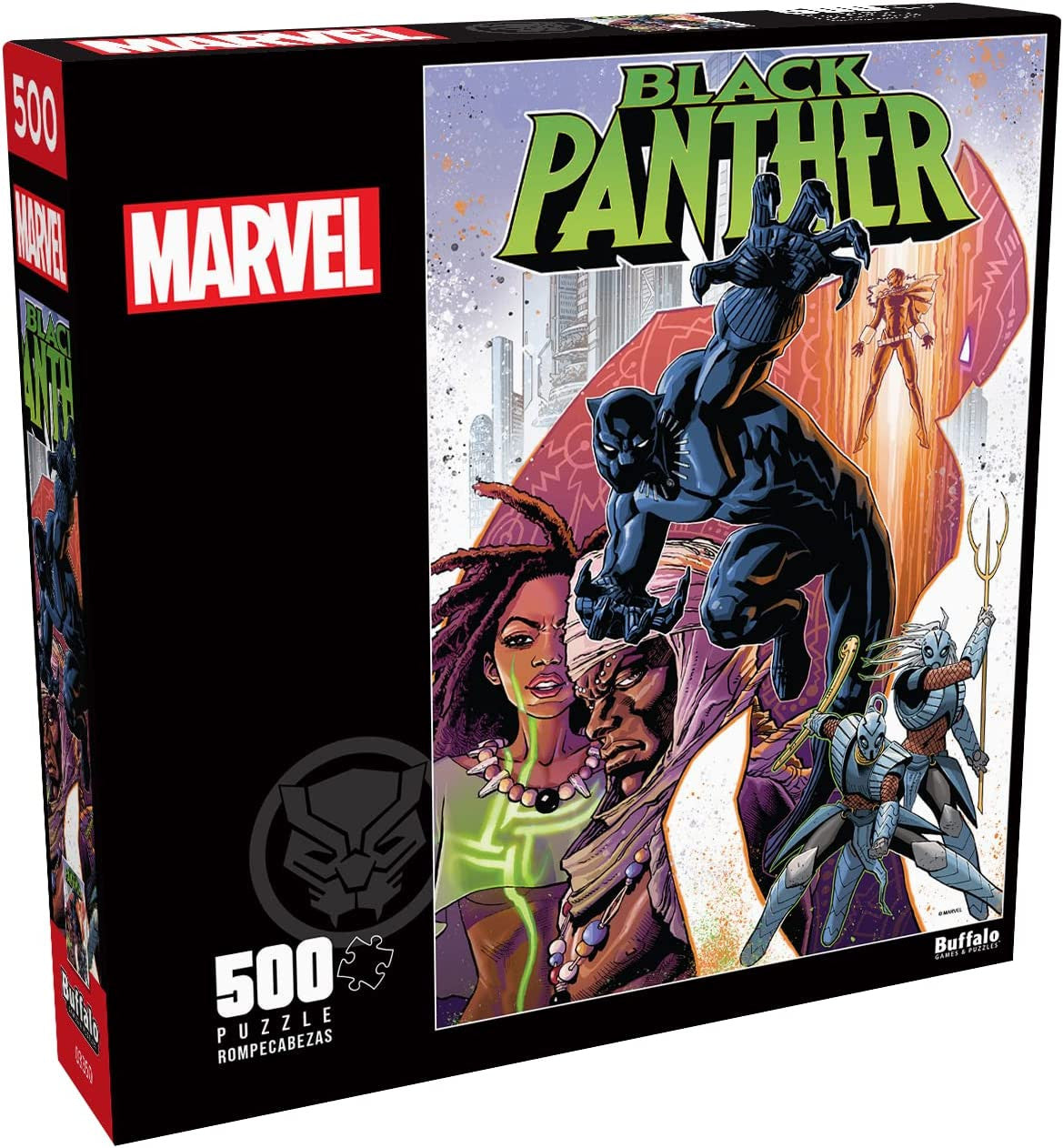 buffalo-games-marvel-black-panther-19-puzzle-500-teile-comic image 3
