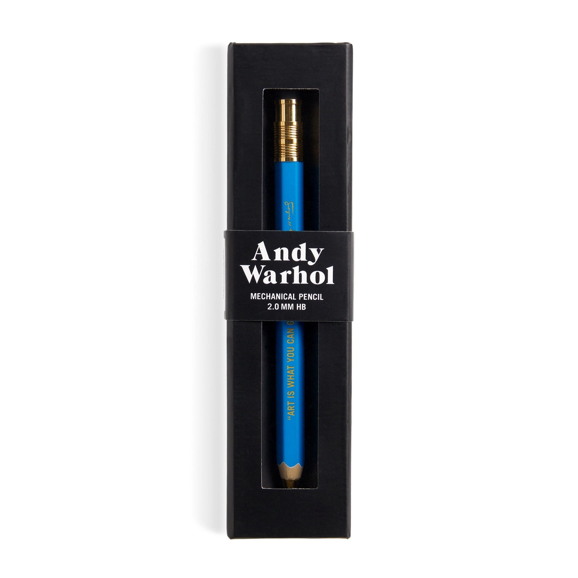 galison-andy-warhol-philosophy-druckbleistift-2mm-hb-zitat image 1