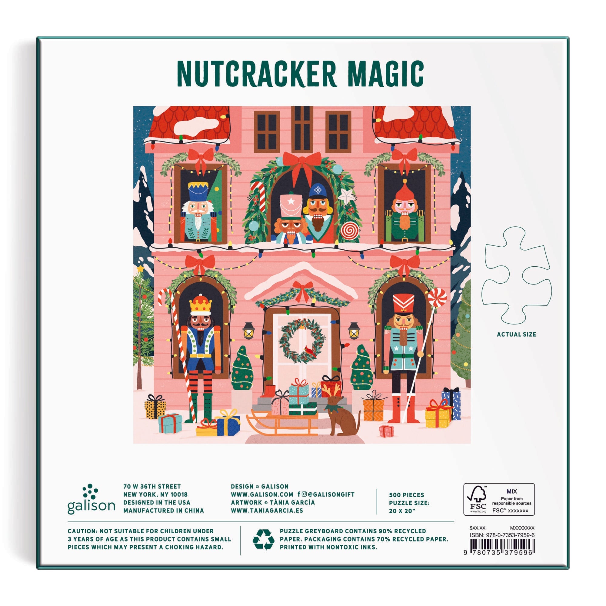 galison-nutcracker-magic-500-teile-weihnachtspuzzle-nussknacker image 5