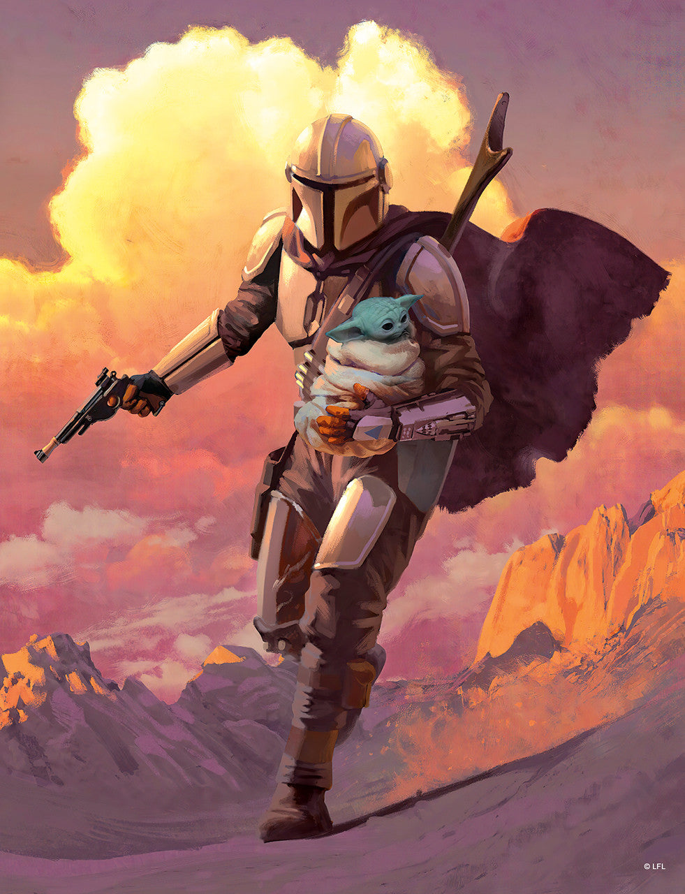 buffalo-games-star-wars-mandalorian-puzzle-4er-set-300-500 image 5