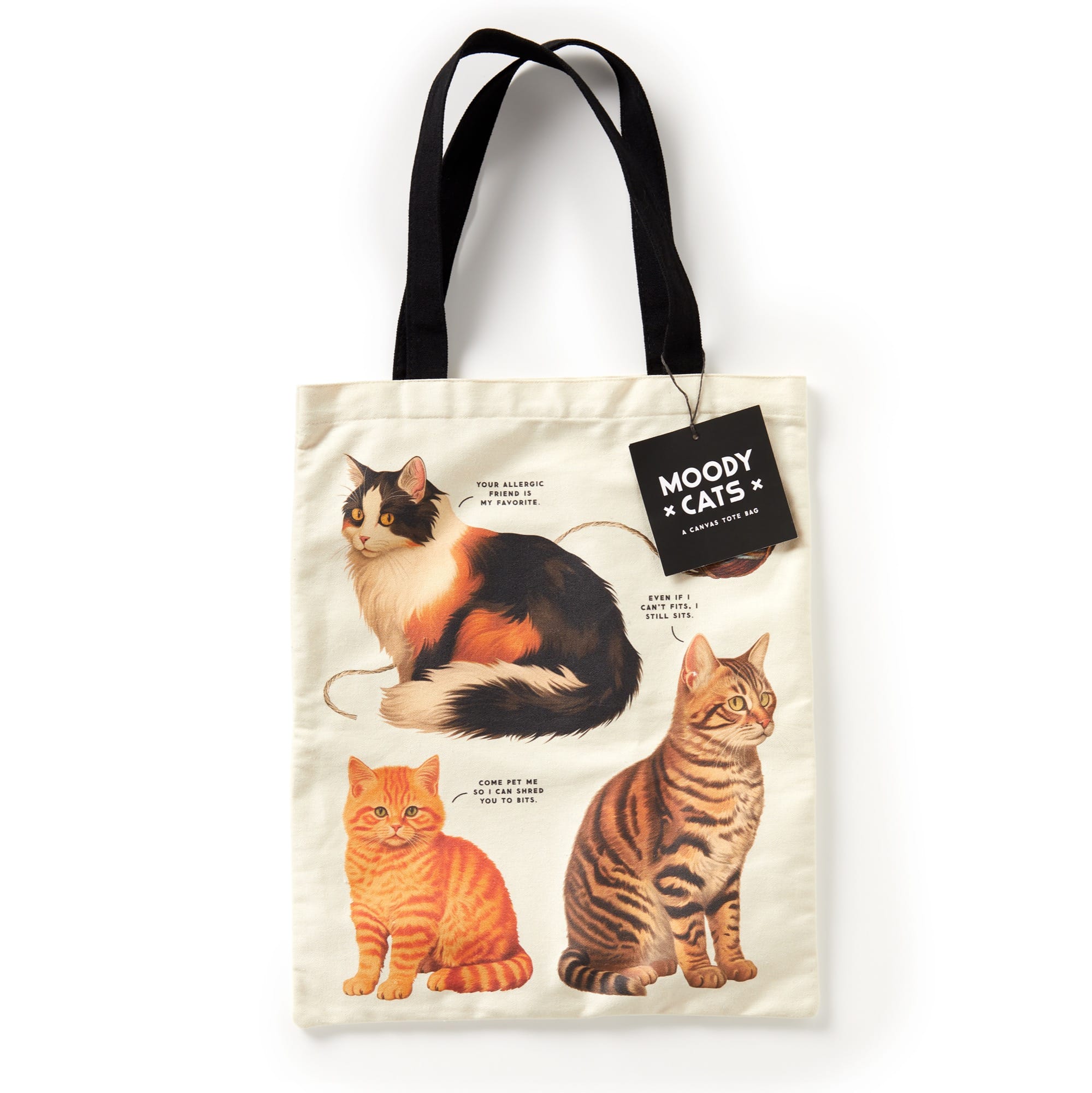 galison-moody-cats-tragetasche-baumwolle-katzen image 5