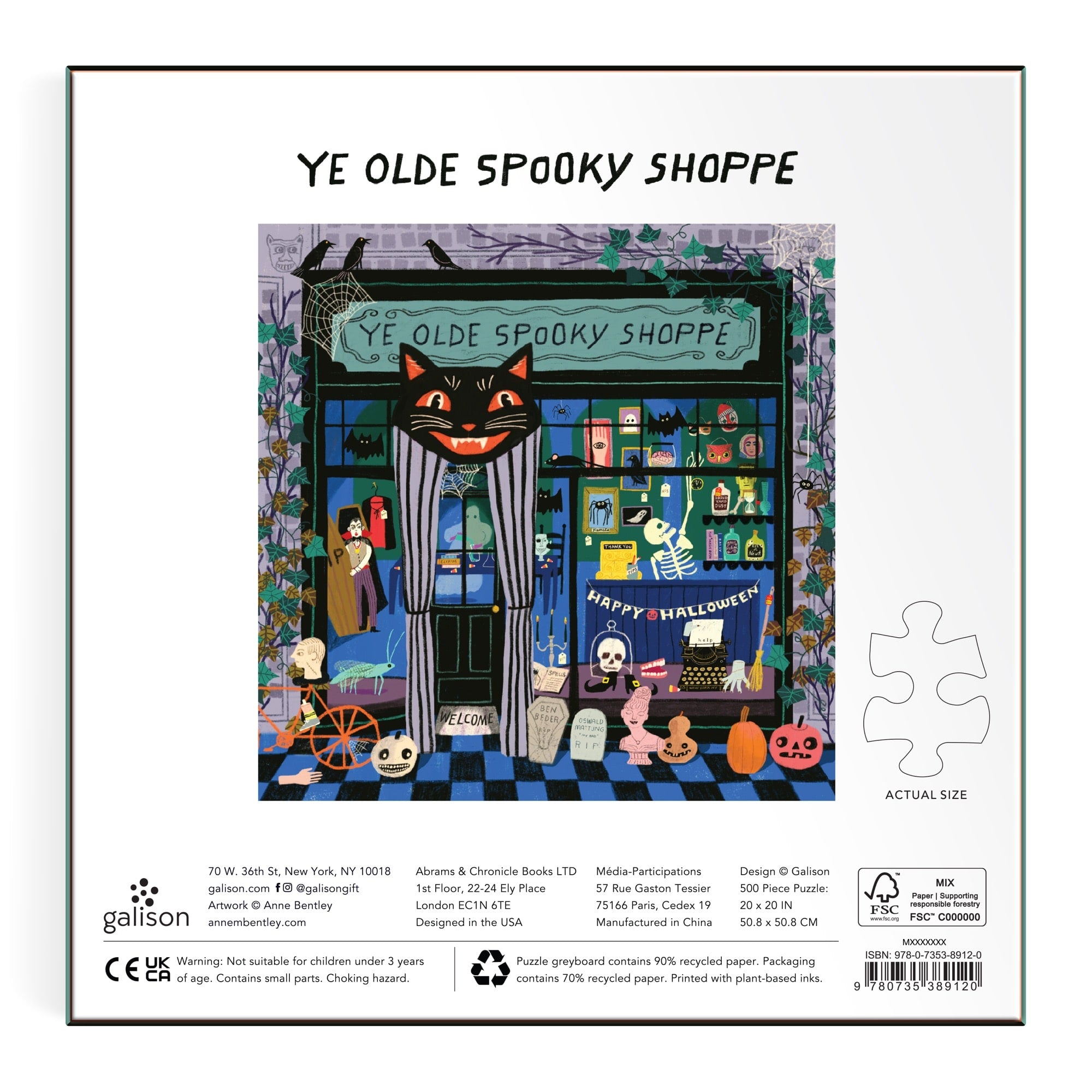 galison-ye-olde-spooky-shoppe-puzzle-500-teile image 6