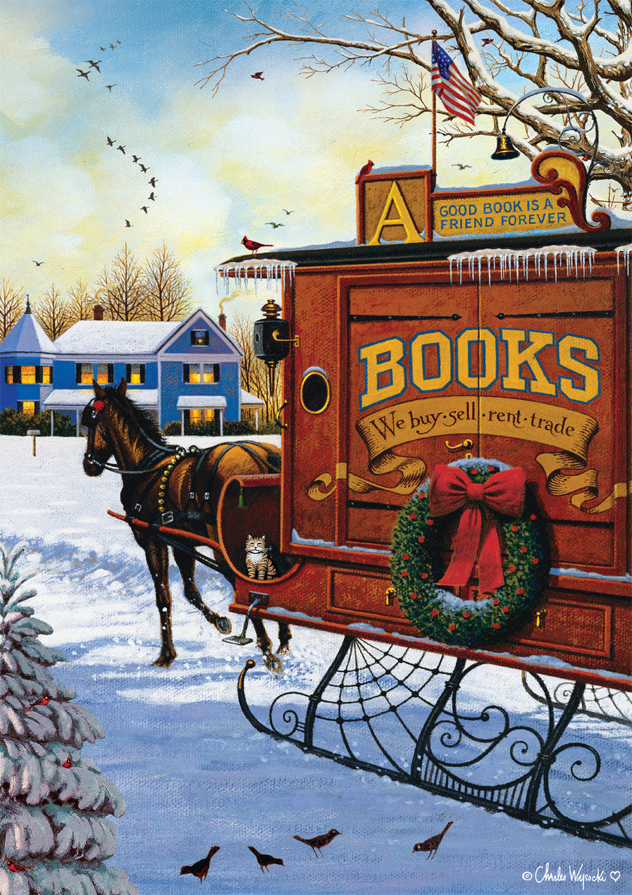 buffalo-games-book-mobile-puzzle-300-teile-gro-e-teile-winter image 1
