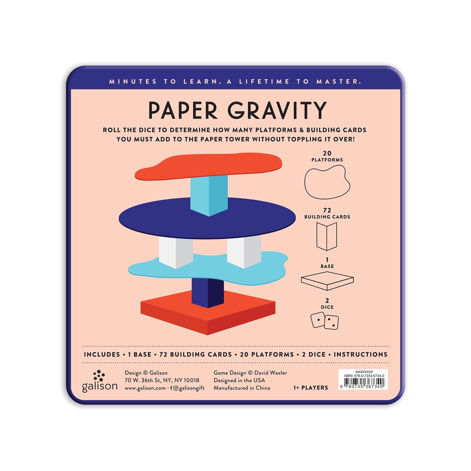 galison-games-paper-gravity-geschicklichkeitsspiel-w-rfelspiel image 3