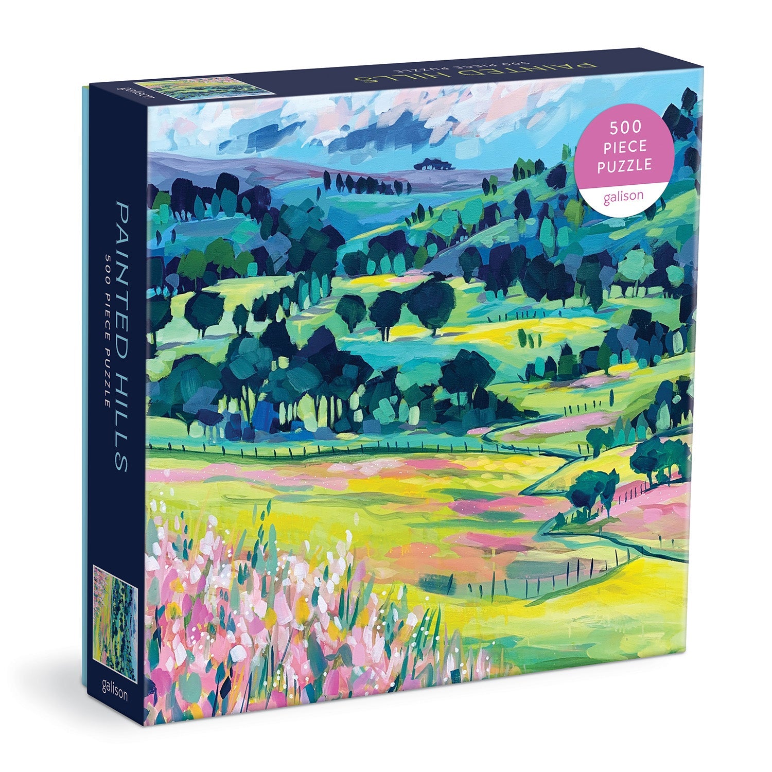 galison-painted-hills-puzzle-500-teile-landschaft-quadratisch image 1