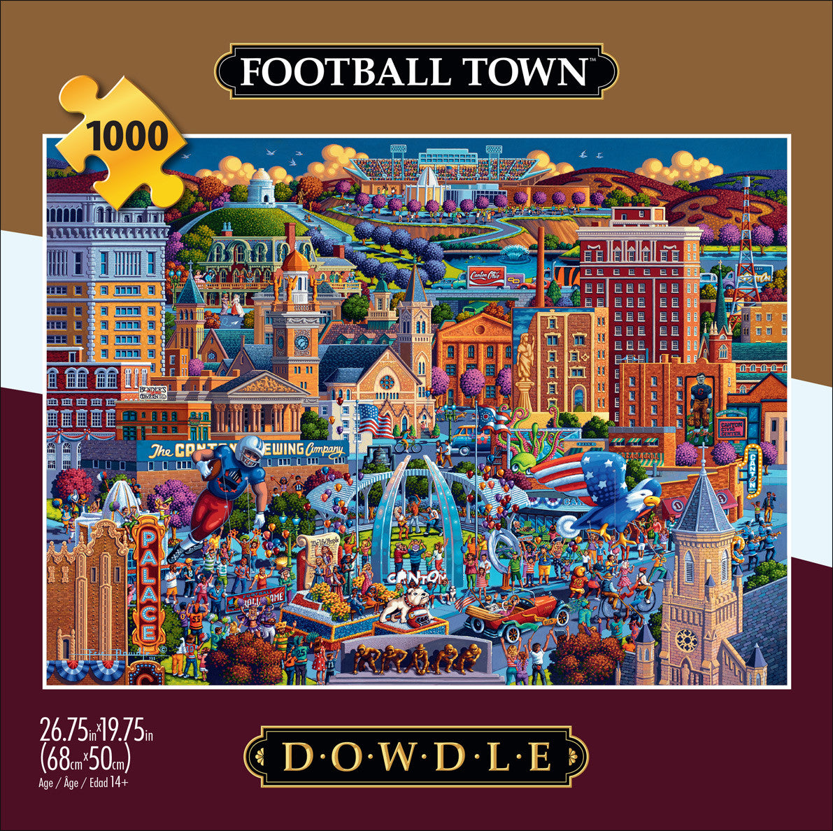 buffalo-games-dowdle-football-town-1000-teile-puzzle image 2