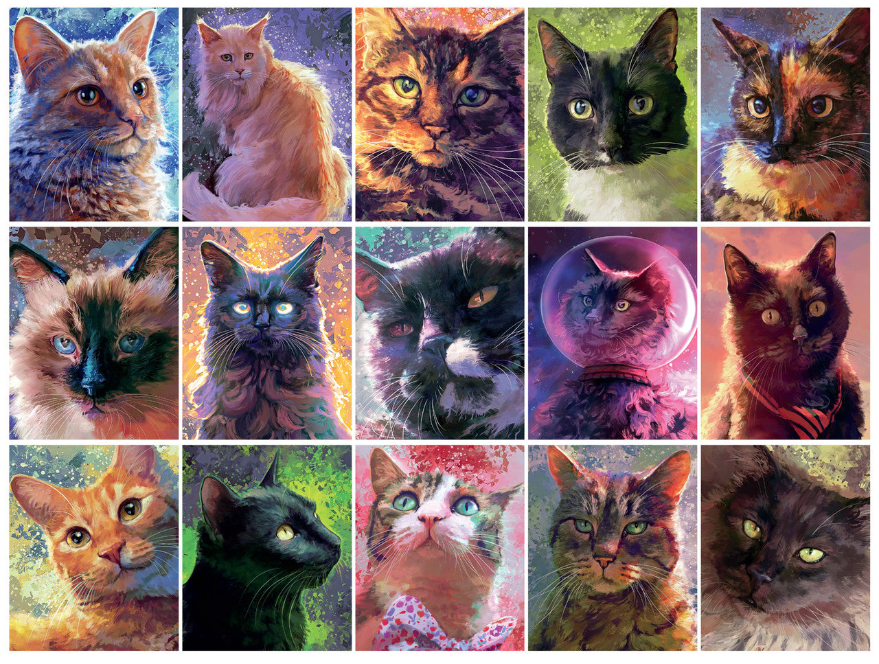 buffalo-games-cats-cat-candids-puzzle-750-teile-katzen image 1