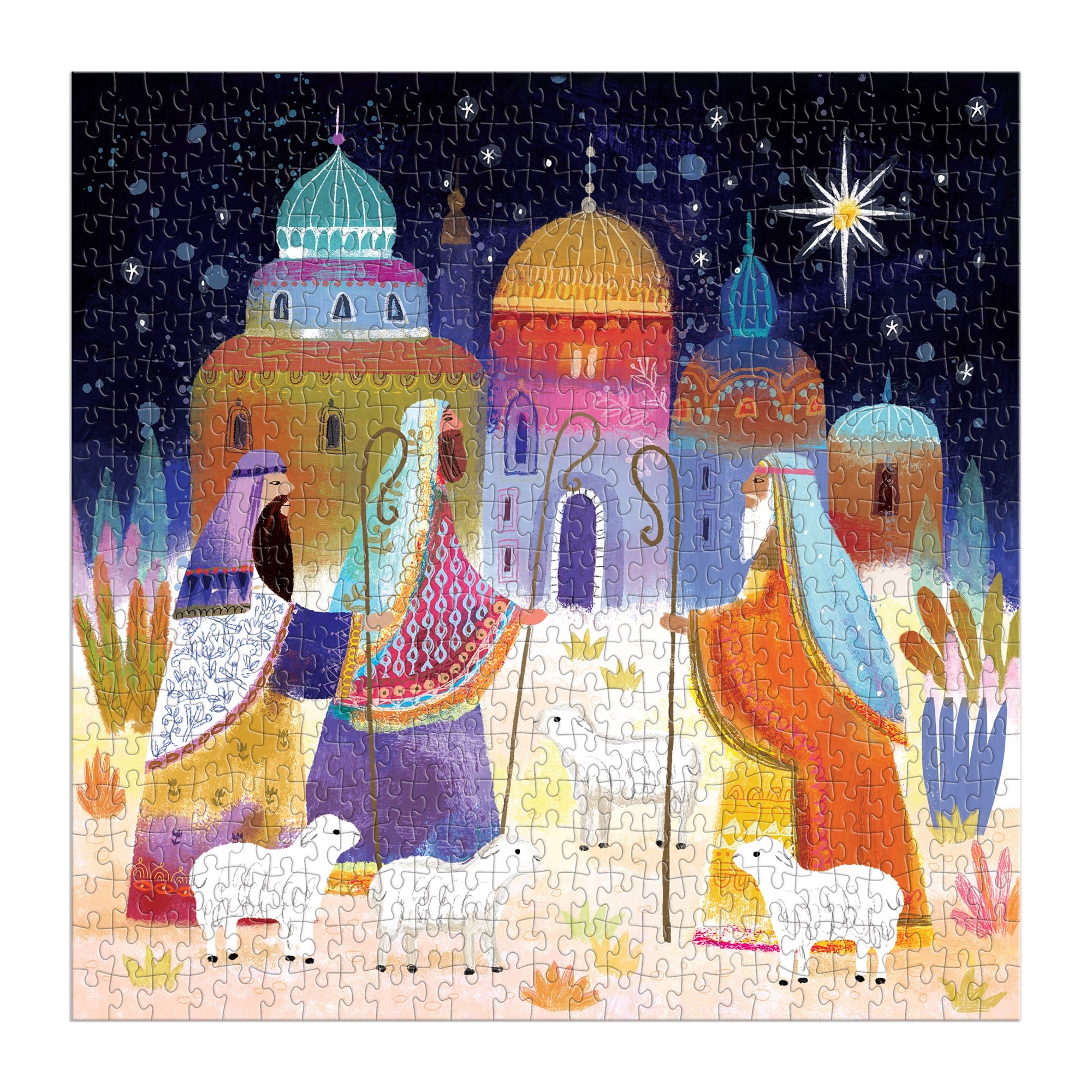 galison-journey-of-three-kings-puzzle-500-teile-weihnachten image 3
