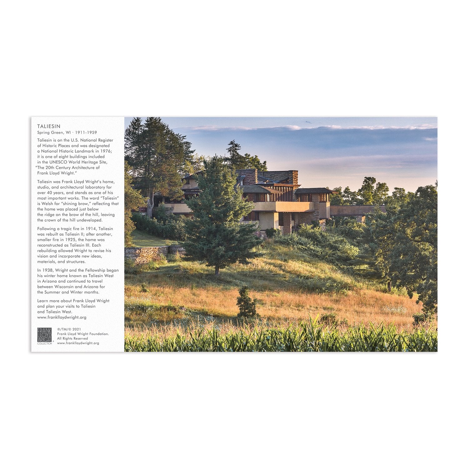 galison-frank-lloyd-wright-taliesin-puzzle-500-teile-doppelseitig image 7