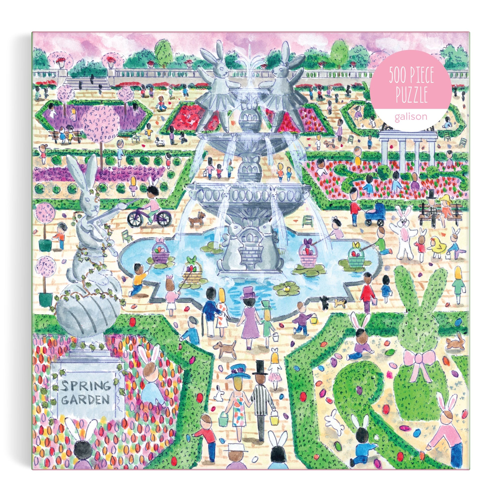 galison-spring-egg-hunt-puzzle-500-teile-storrings image 2