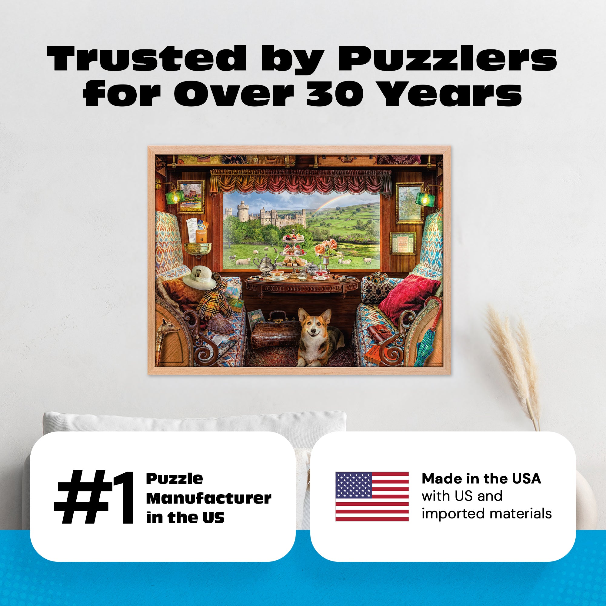 buffalo-games-lars-stewart-england-train-view-puzzle-1000-teile image 3