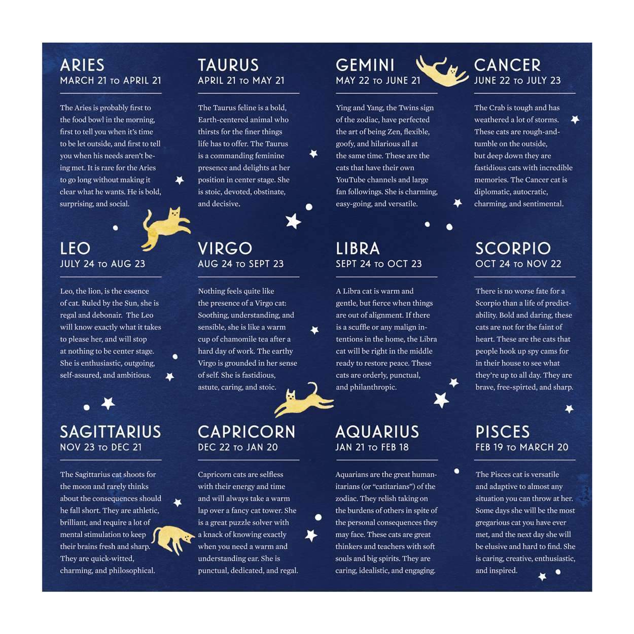 galison-cat-zodiac-puzzle-500-teile-katzen-sternzeichen image 4