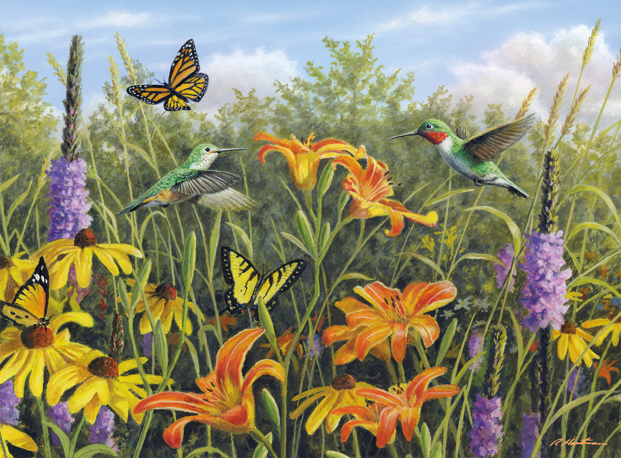 buffalo-games-hautman-in-the-meadow-puzzle-1000-teile-kolibri image 1