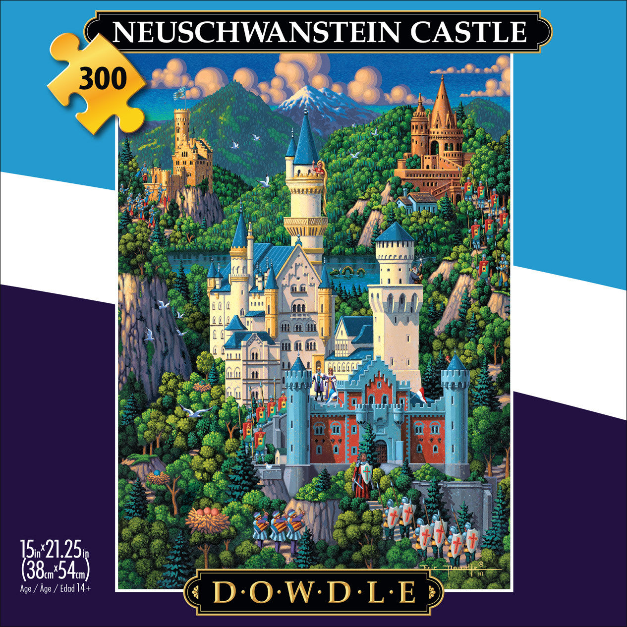 buffalo-games-dowdle-neuschwanstein-puzzle-300-teile image 3